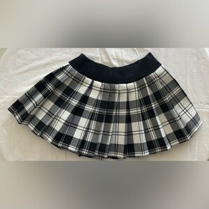 Vintage Y2K mini pleated plaid skirt